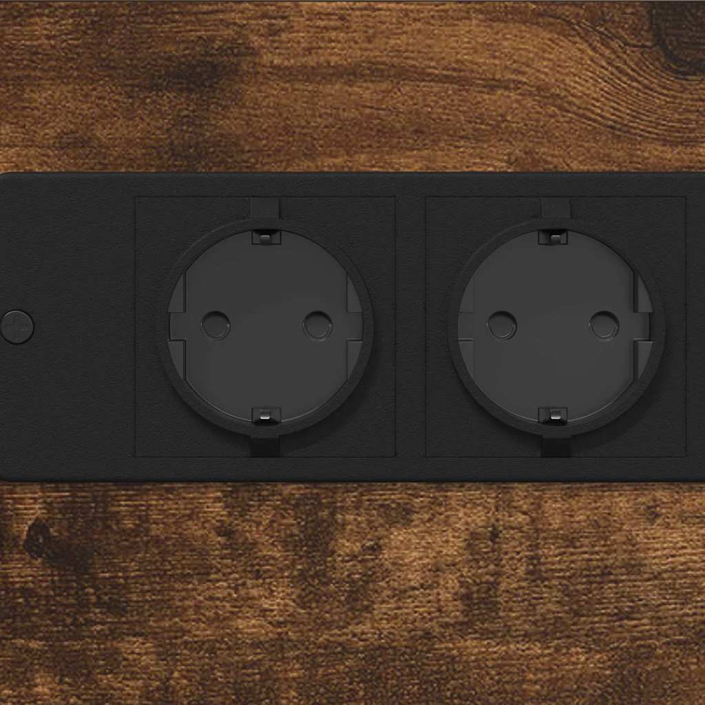 Nachttisch Räuchereiche 41,5 x 26 x 60,5 cm Holzwerkstoff