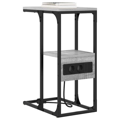 Nachttisch Grau Sonoma 41,5 x 26 x 60,5 cm Holzwerkstoff