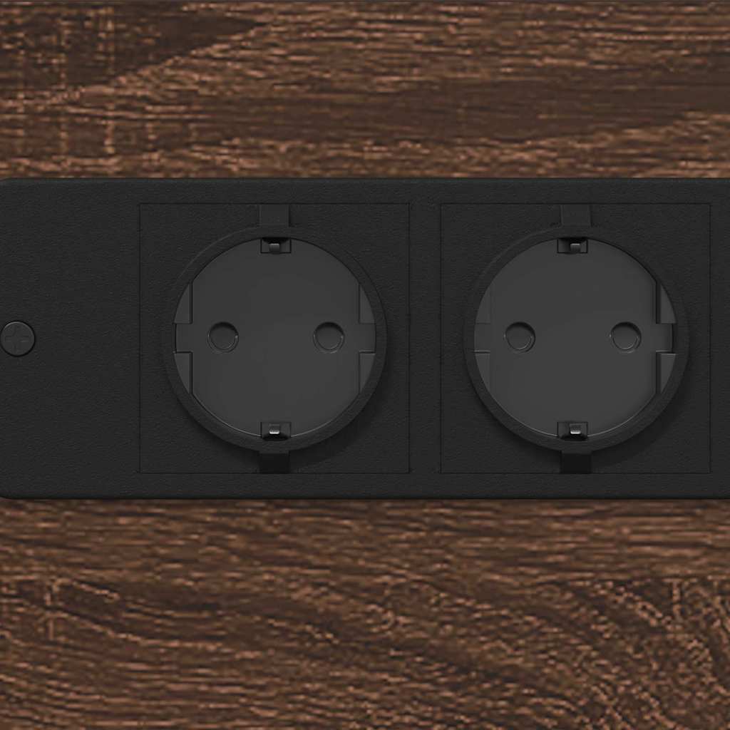 Nachttisch Braune Eiche 41,5 x 26 x 60,5 cm Holzwerkstoff