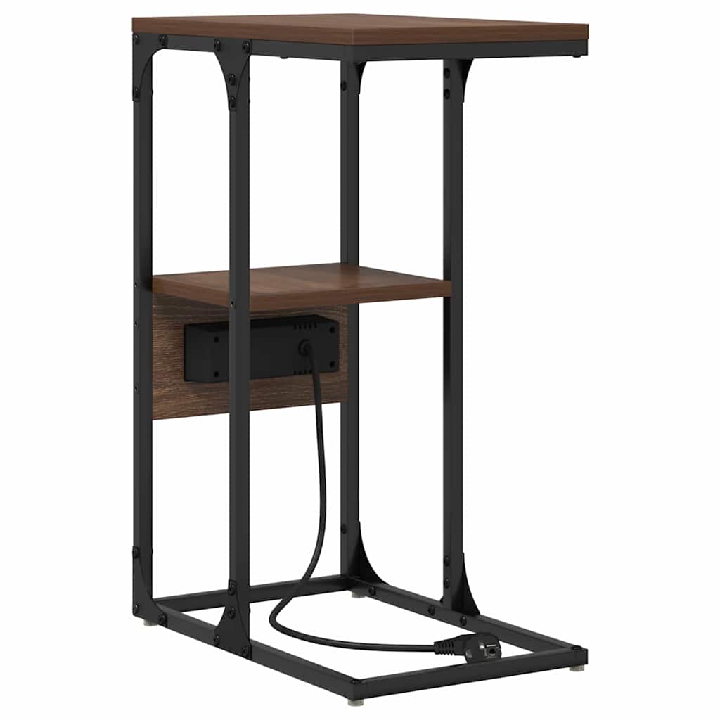 Nachttisch Braune Eiche 41,5 x 26 x 60,5 cm Holzwerkstoff