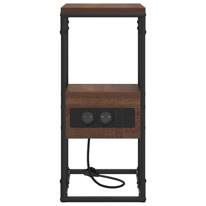 Nachttisch Braune Eiche 41,5 x 26 x 60,5 cm Holzwerkstoff