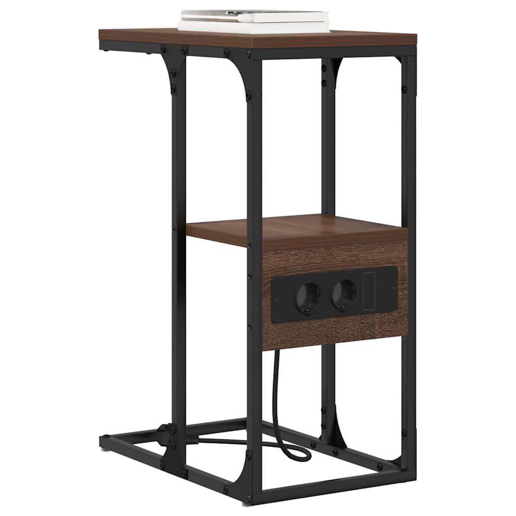 Nachttisch Braune Eiche 41,5 x 26 x 60,5 cm Holzwerkstoff