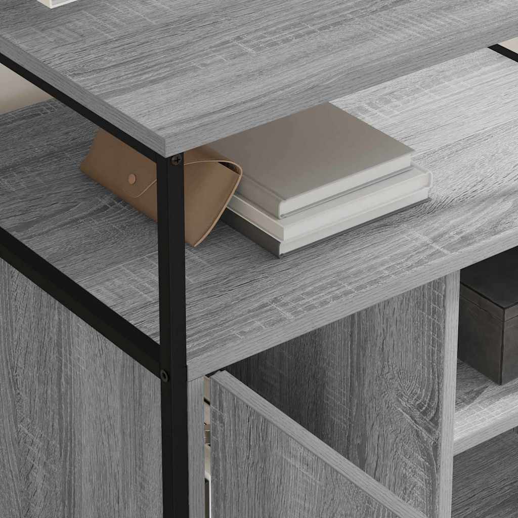 Büroschrank mit Lademöglichkeit Grau Sonoma 61 x 46 x 67 cm