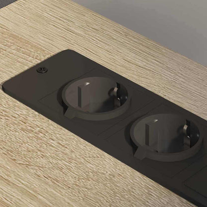 Büroschrank mit Rad Sonoma Eiche 76 x 41 x 72 cm Holzwerkstoff