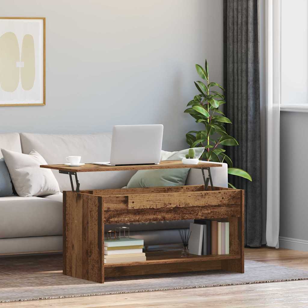 Couchtisch Altholz 80 x 50.5 x 41.5 cm Holzwerkstoff