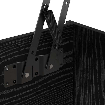 Couchtisch Schwarz Eichen-Optik 80 x 50,5 x 42,5 cm