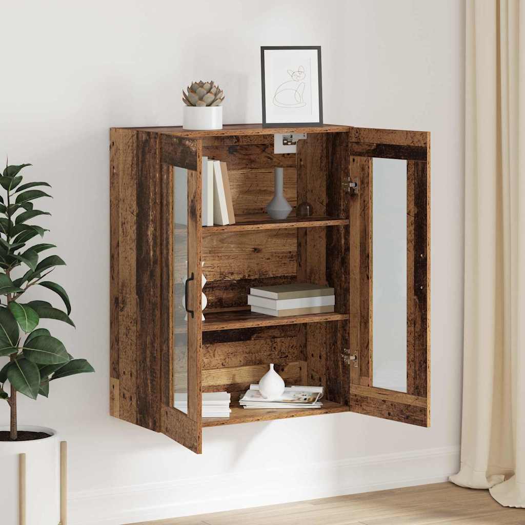 Hängeschrank Wandmontiert Braun 69.5 x 34 x 90 cm Holzwerkstoff