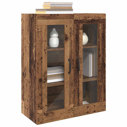 Hängeschrank Wandmontiert Braun 69.5 x 34 x 90 cm Holzwerkstoff