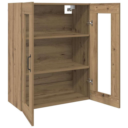 Hängeschrank Wandmontiert Braun 69.5 x 34 x 90 cm Holzwerkstoff