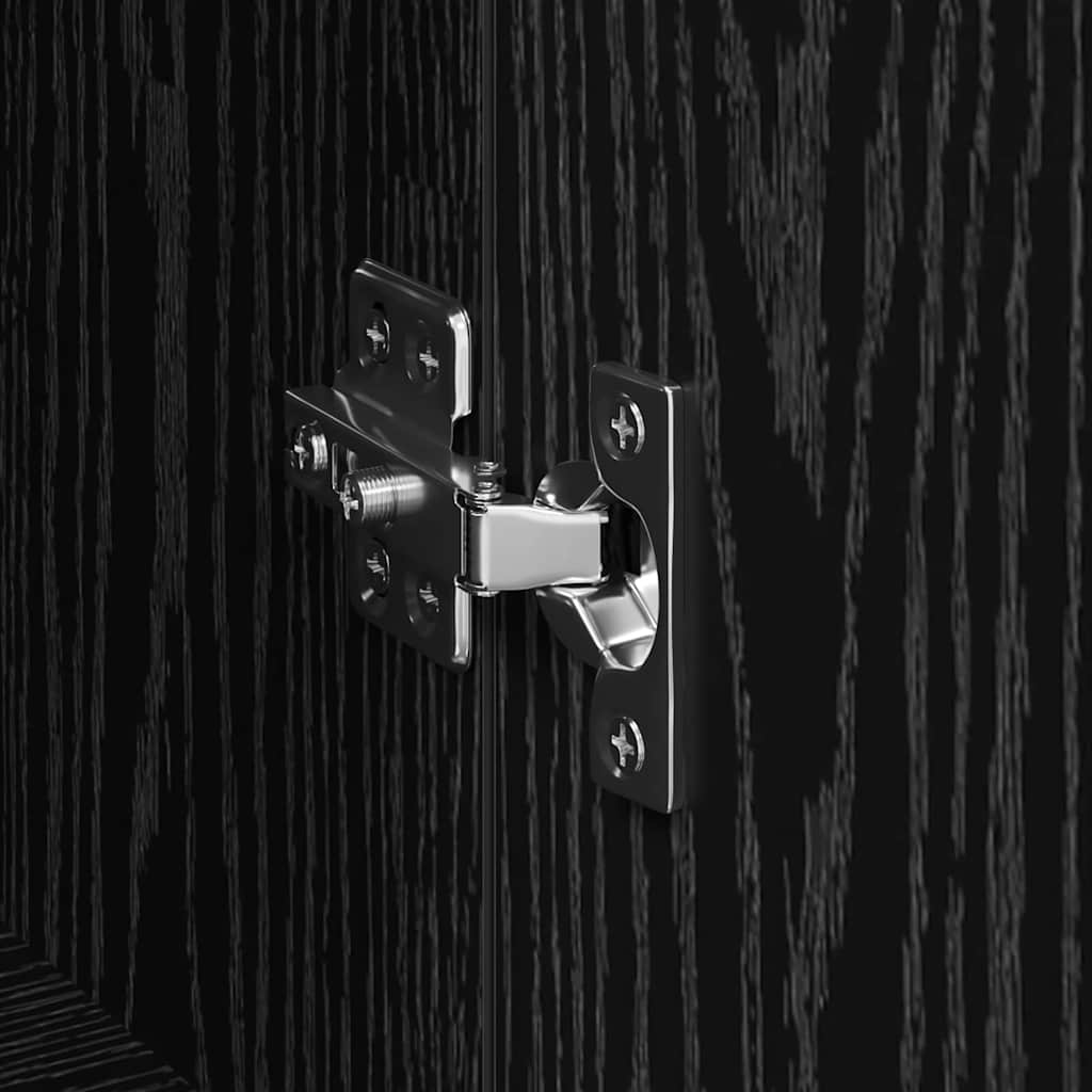 Sideboard Schwarz 60 x 35 x 70 cm Holzwerkstoff