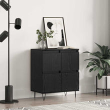 Sideboard Schwarz 60 x 35 x 70 cm Holzwerkstoff