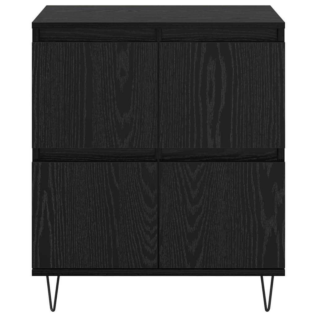 Sideboard Schwarz 60 x 35 x 70 cm Holzwerkstoff