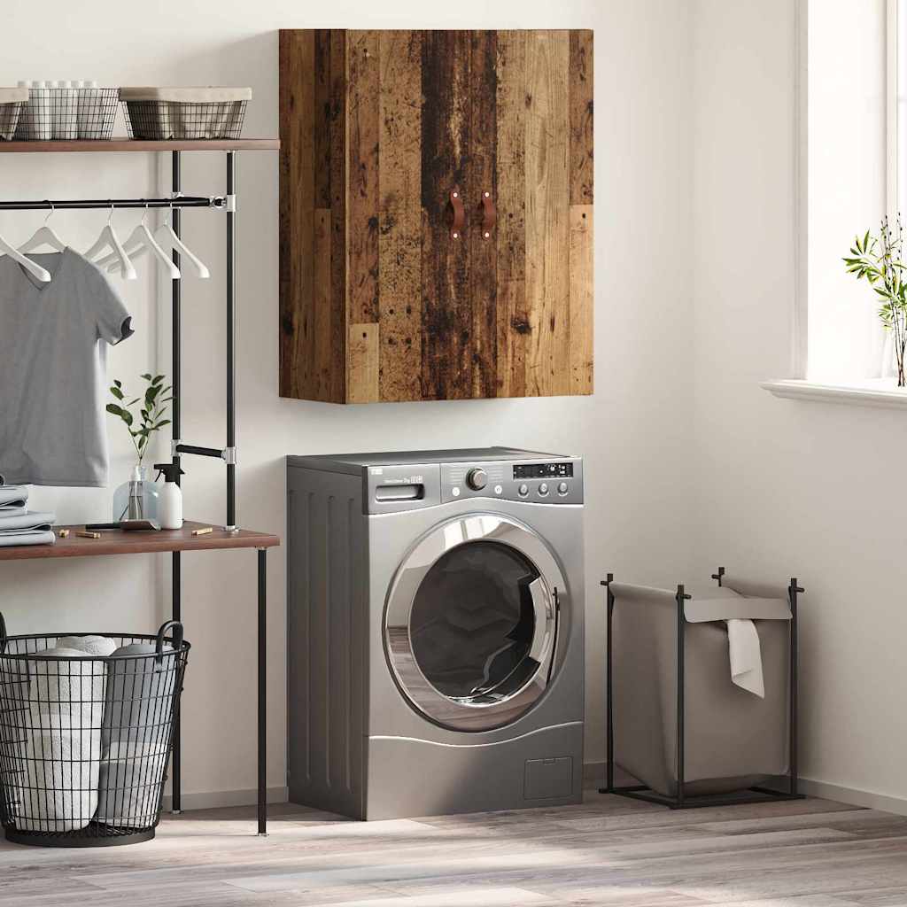 Wandschrank Braun 69.5 x 34 x 90 cm Holzwerkstoff