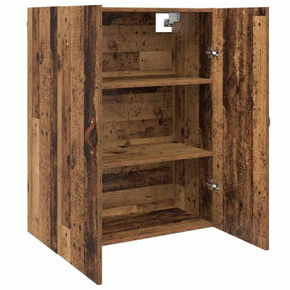 Wandschrank Braun 69.5 x 34 x 90 cm Holzwerkstoff