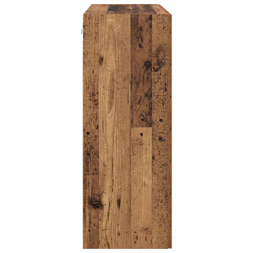 Wandschrank Braun 69.5 x 34 x 90 cm Holzwerkstoff