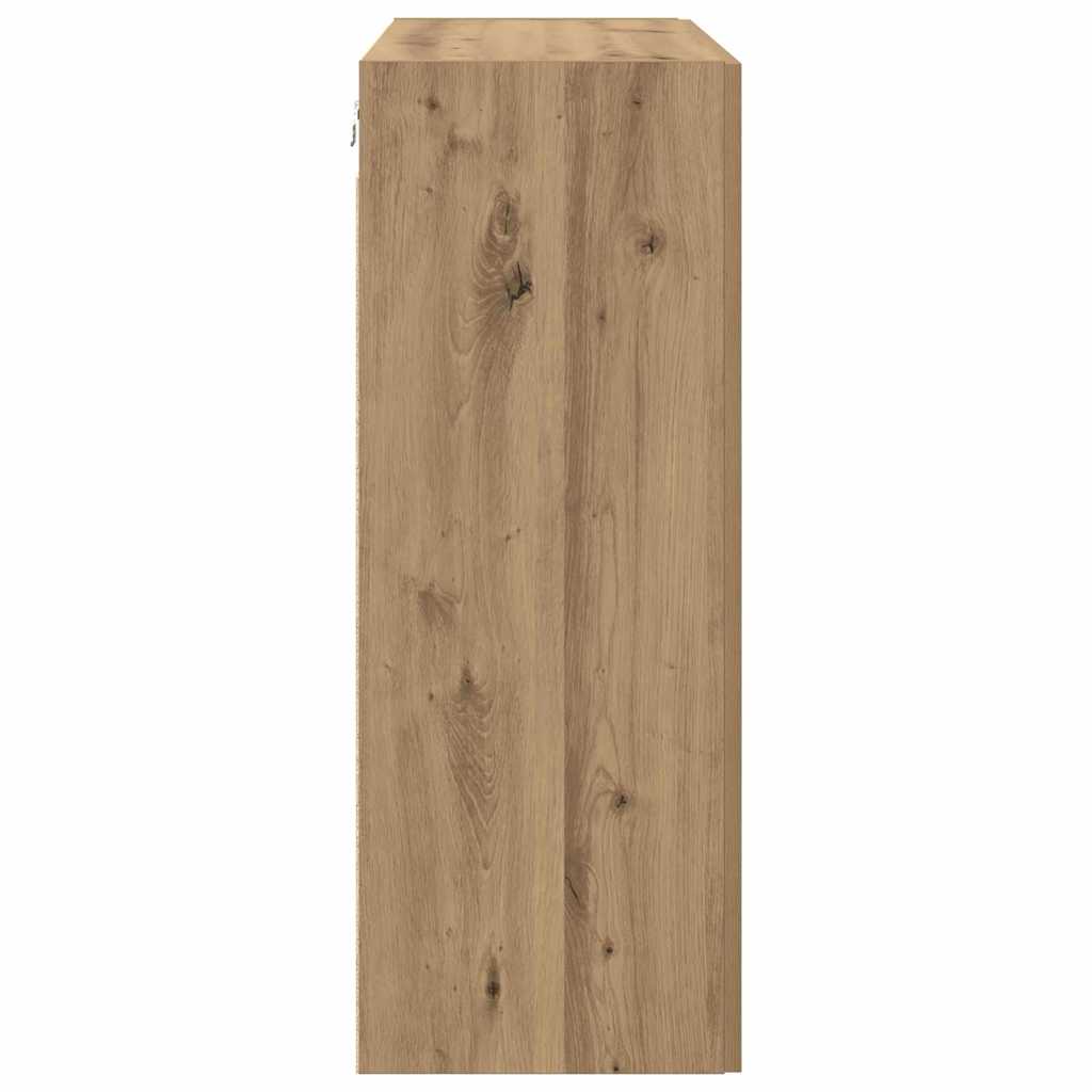 Wandschrank Braun 69.5 x 34 x 90 cm Holzwerkstoff