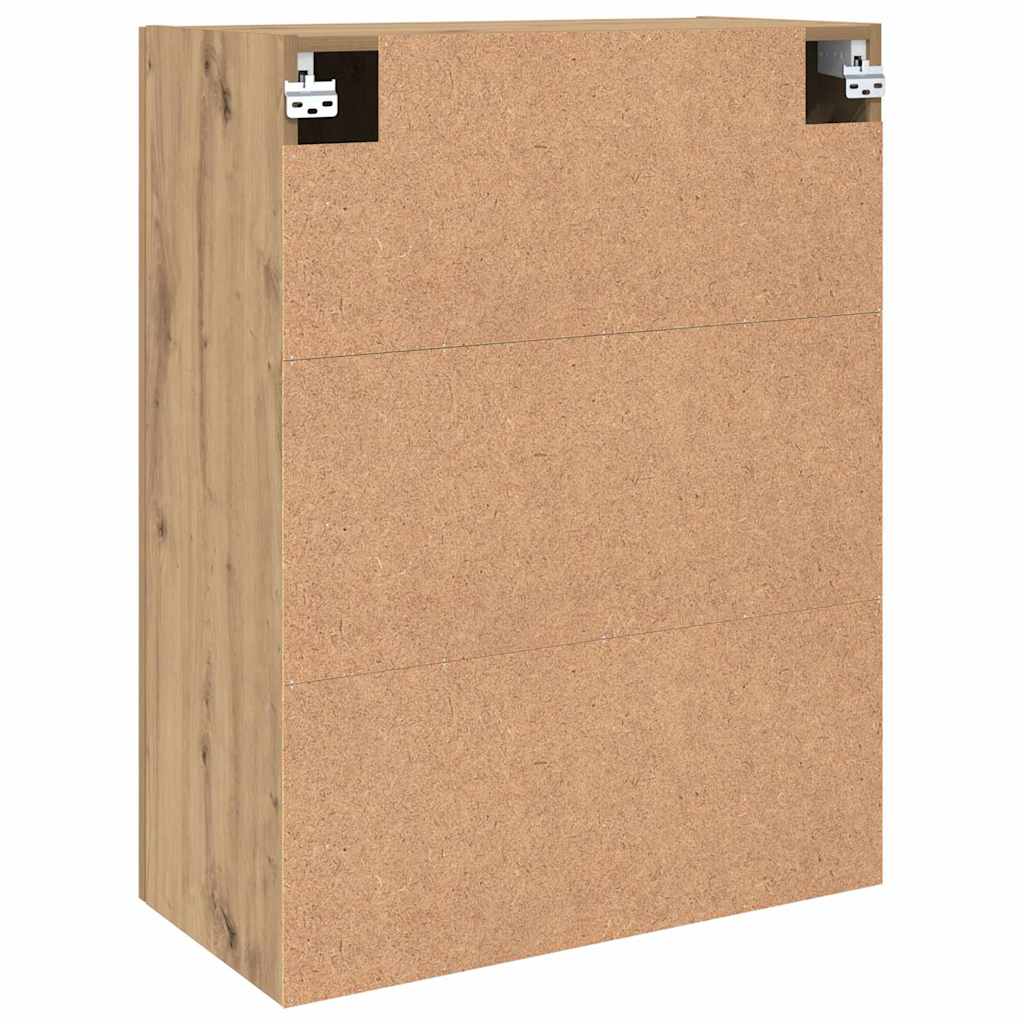 Wandschrank Artisan-Eiche 69.5 x 34 x 90 cm Holzwerkstoff