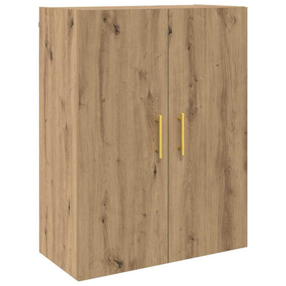Wandschrank Wandmontiert Braun 69.5 x 34 x 90 cm Holzwerkstoff