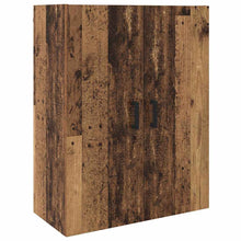 Wandschrank Wandmontiert Braun 69.5 x 34 x 90 cm Holzwerkstoff
