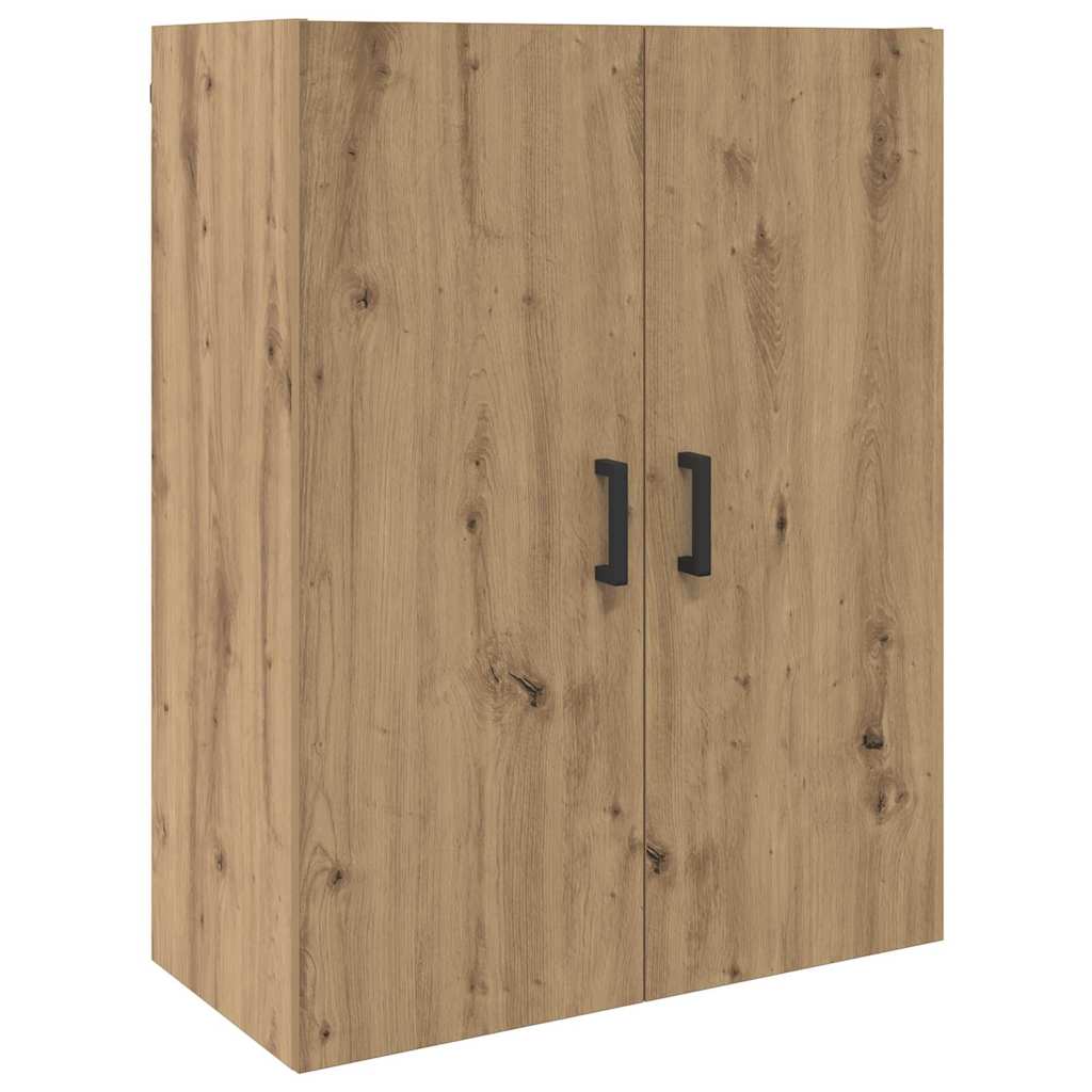 Wandschrank Wandmontiert Braun 69.5 x 34 x 90 cm Holzwerkstoff