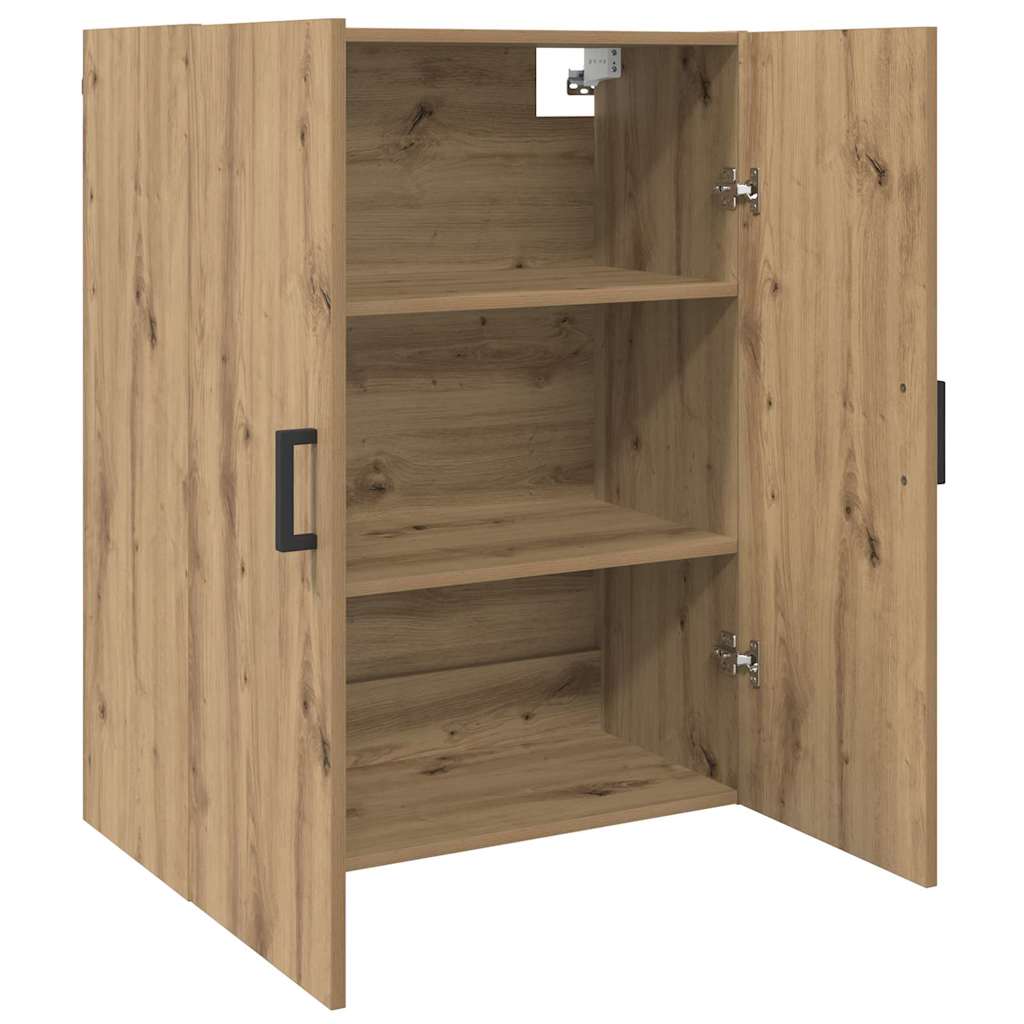 Wandschrank Wandmontiert Braun 69.5 x 34 x 90 cm Holzwerkstoff