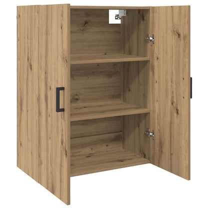 Wandschrank Wandmontiert Braun 69.5 x 34 x 90 cm Holzwerkstoff