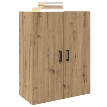 Wandschrank Wandmontiert Braun 69.5 x 34 x 90 cm Holzwerkstoff