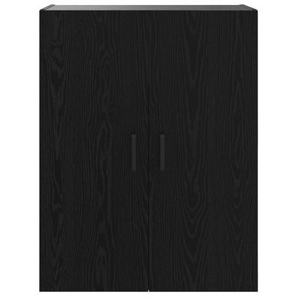 Wandschrank Schwarz 69.5 x 34 x 90 cm Holzwerkstoff
