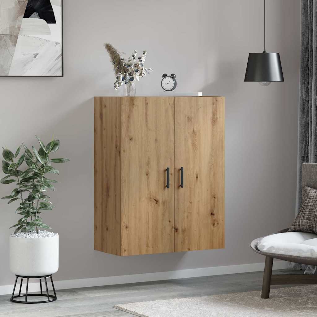 Wandschrank Artisan-Eiche 69.5 x 34 x 90 cm Holzwerkstoff