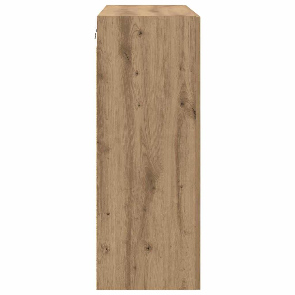 Wandschrank Artisan-Eiche 69.5 x 34 x 90 cm Holzwerkstoff