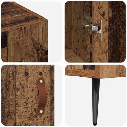 Sideboard Braun 90 x 34 x 80 cm Holzwerkstoff