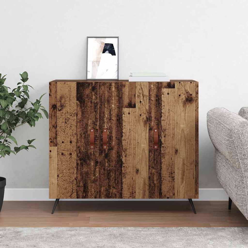 Sideboard Braun 90 x 34 x 80 cm Holzwerkstoff