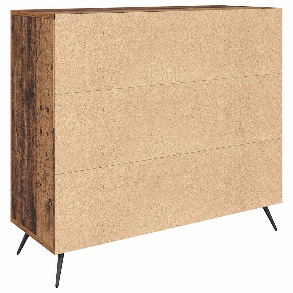 Sideboard Braun 90 x 34 x 80 cm Holzwerkstoff