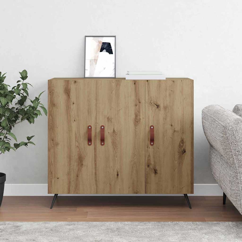 Sideboard Braun 90 x 34 x 80 cm Holzwerkstoff