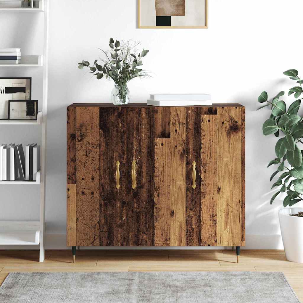 Sideboard Braun 90 x 34 x 80 cm Holzwerkstoff