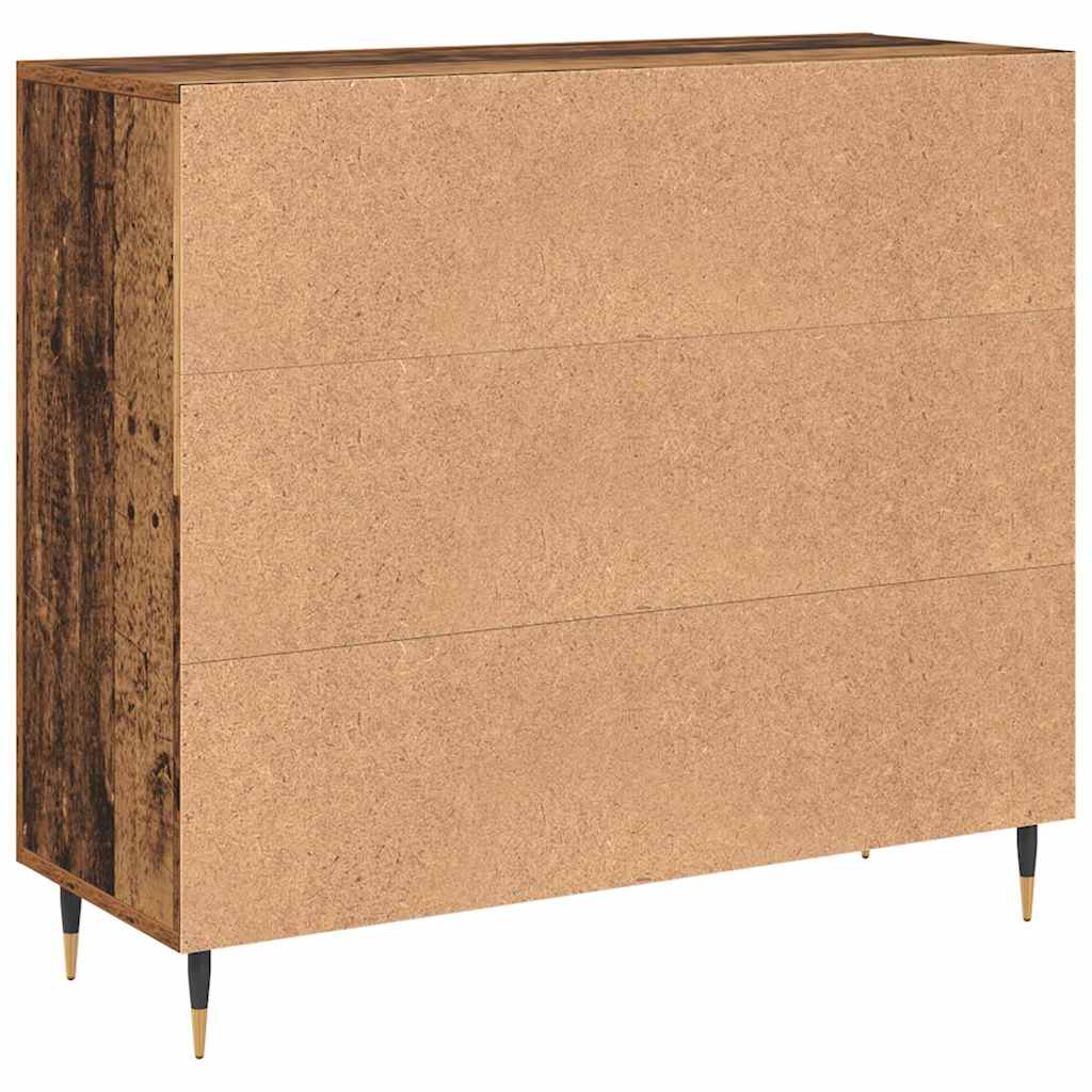 Sideboard Braun 90 x 34 x 80 cm Holzwerkstoff