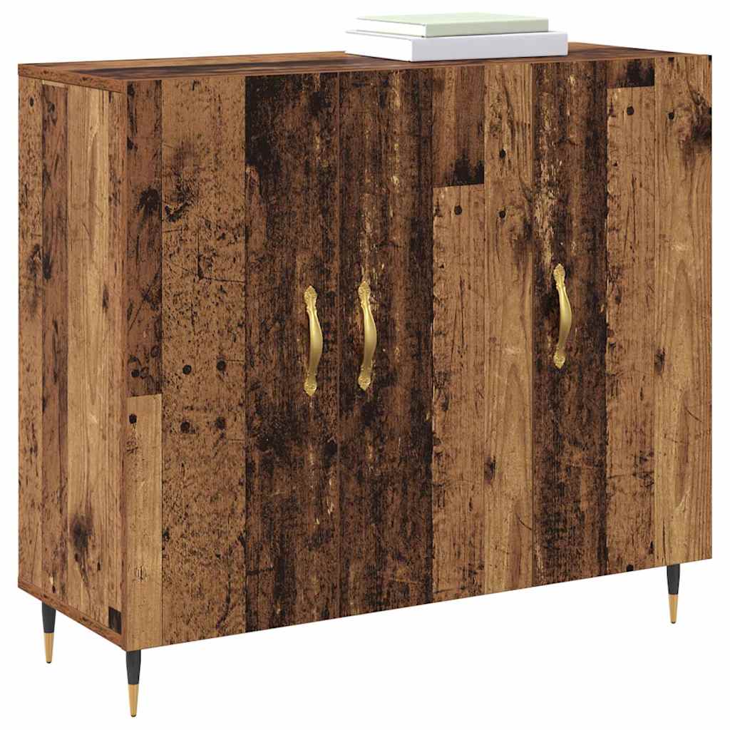 Sideboard Braun 90 x 34 x 80 cm Holzwerkstoff