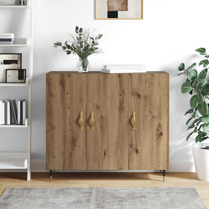 Sideboard Braun 90 x 34 x 80 cm Holzwerkstoff