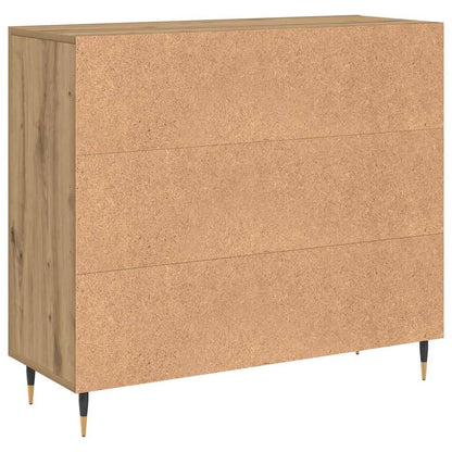 Sideboard Braun 90 x 34 x 80 cm Holzwerkstoff