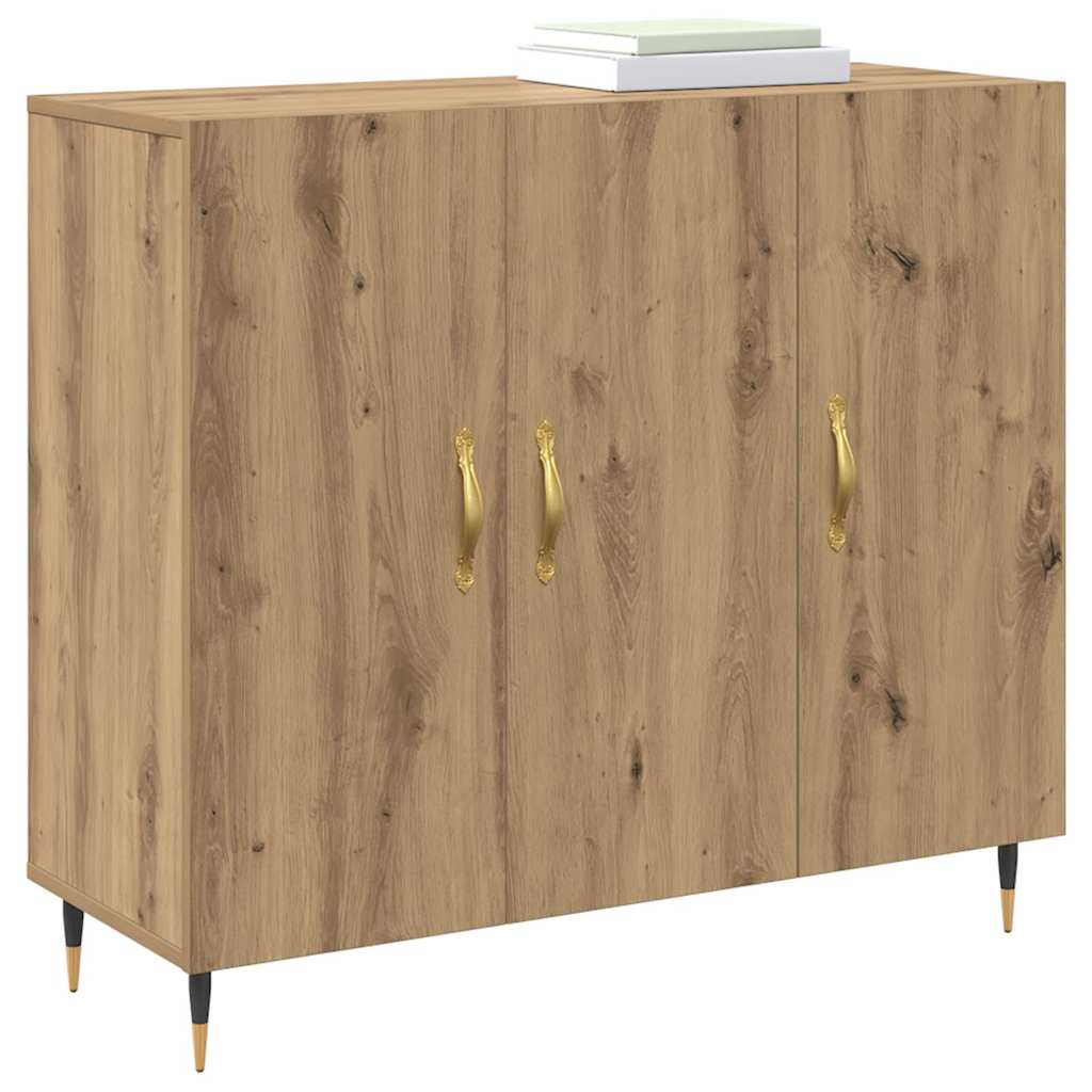 Sideboard Braun 90 x 34 x 80 cm Holzwerkstoff