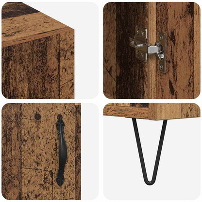 Sideboard Altholz 90 x 34 x 80 cm Holzwerkstoff