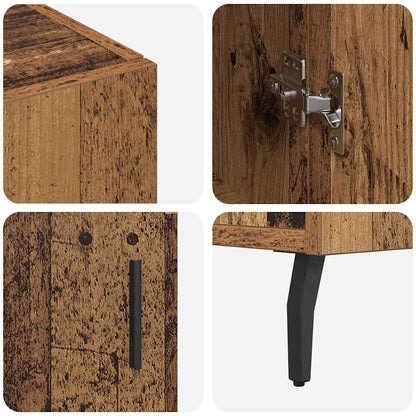 Sideboard Braun 90 x 34 x 80 cm Holzwerkstoff