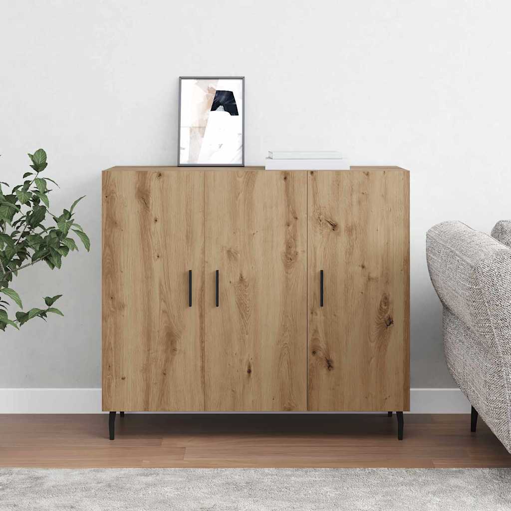 Sideboard Braun 90 x 34 x 80 cm Holzwerkstoff