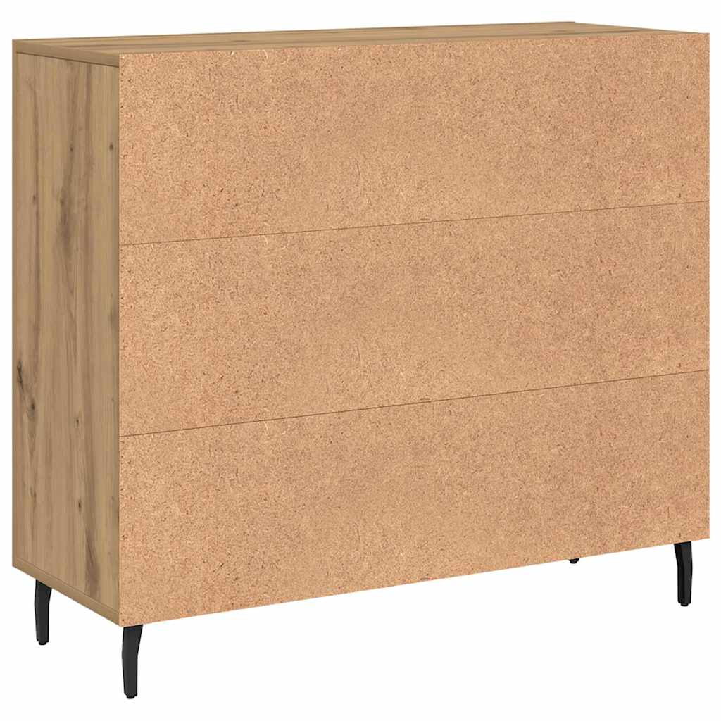 Sideboard Braun 90 x 34 x 80 cm Holzwerkstoff