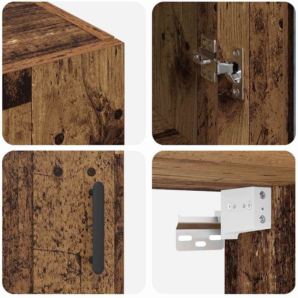 Sideboard Braun 69.5 x 34 x 90 cm Holzwerkstoff