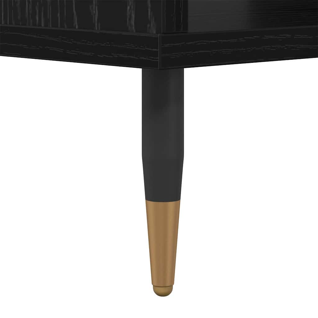 Couchtisch Schwarz Eichen-Optik 60 x 50 x 40 cm Holzwerkstoff