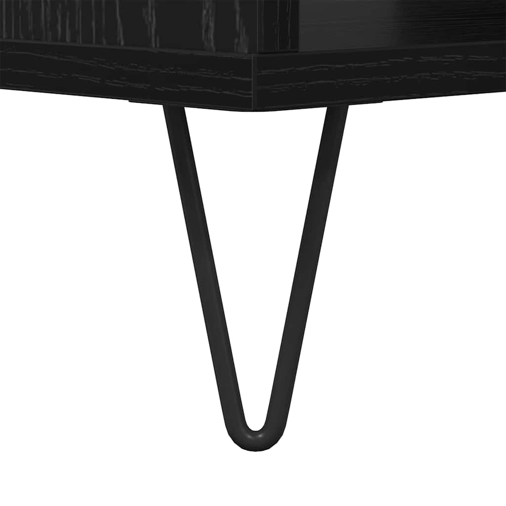 Couchtisch Schwarz Eichen-Optik 60 x 50 x 40 cm Holzwerkstoff