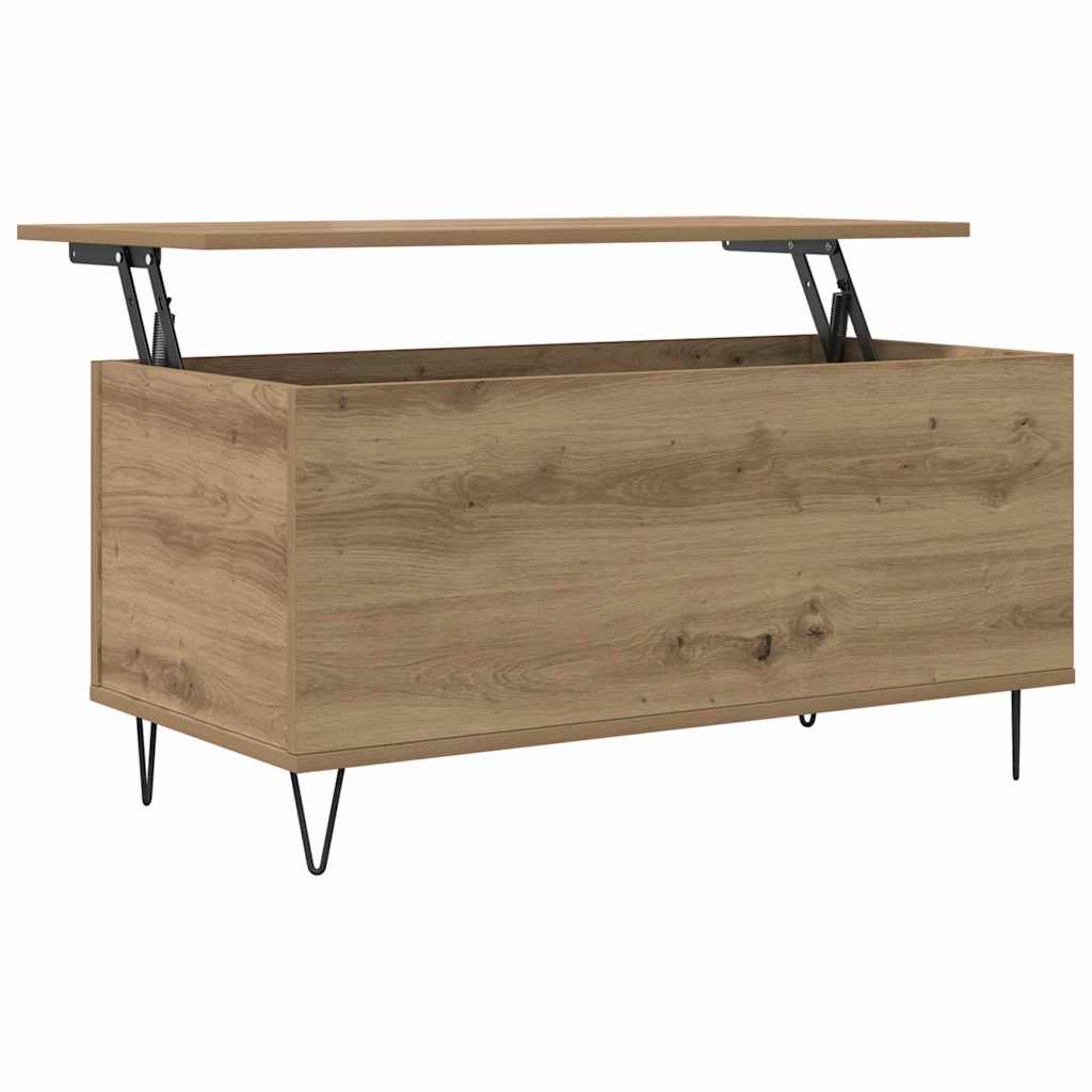 Couchtisch Artisan-Eiche 90 x 44.5 x 45 cm Holzwerkstoff