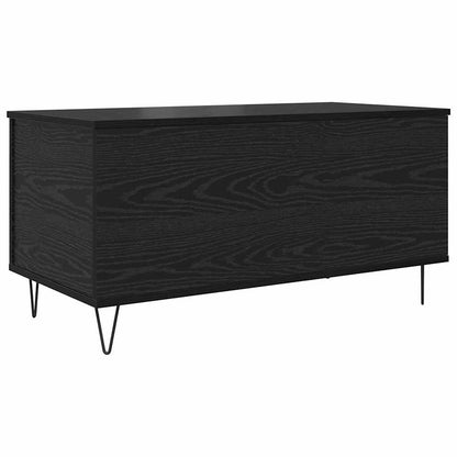 Couchtisch Schwarz Eichen-Optik 90 x 44.5 x 45 cm Holzwerkstoff