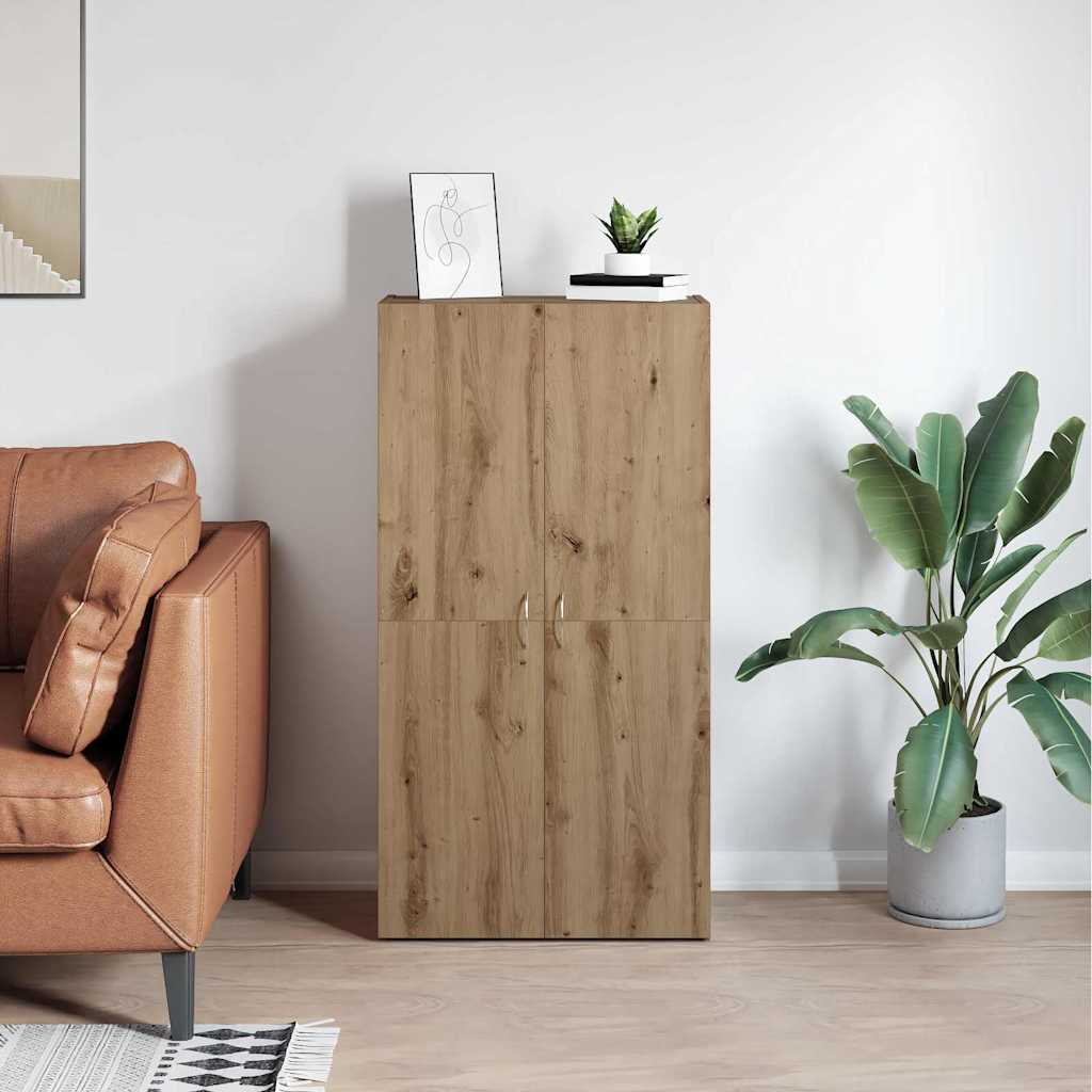 Büroschrank Artisan-Eiche 60 x 32 x 115 cm Holzwerkstoff